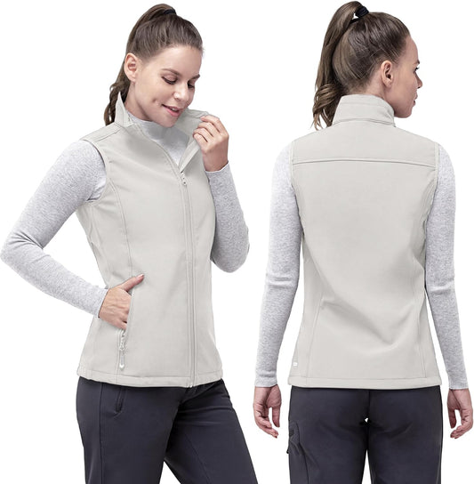 33,000ft Women's Running Golf Vest Outerwear Fleece Lined Lightweight