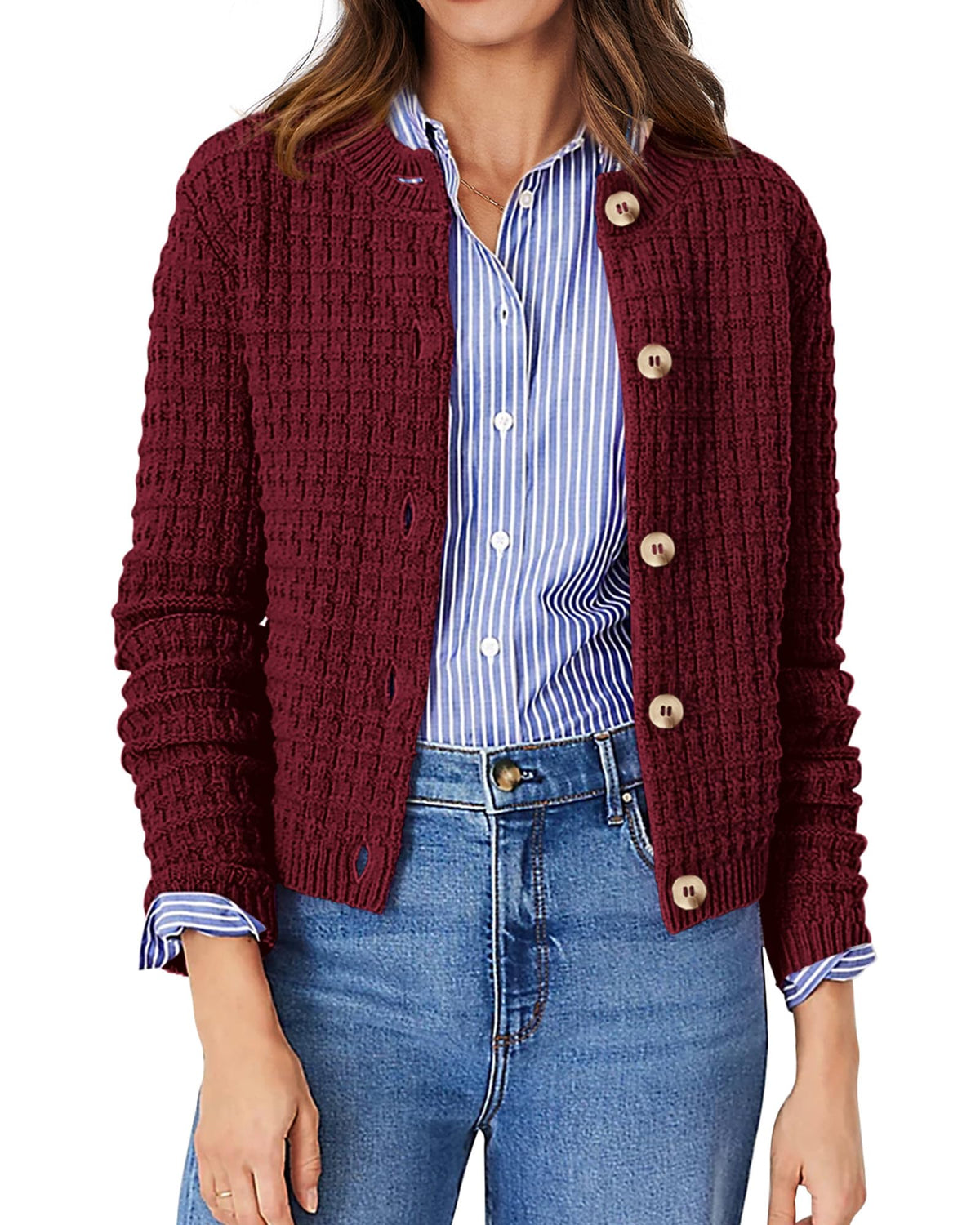 PRETTYGARDEN Women's Fall Lightweight Cardigan Sweaters