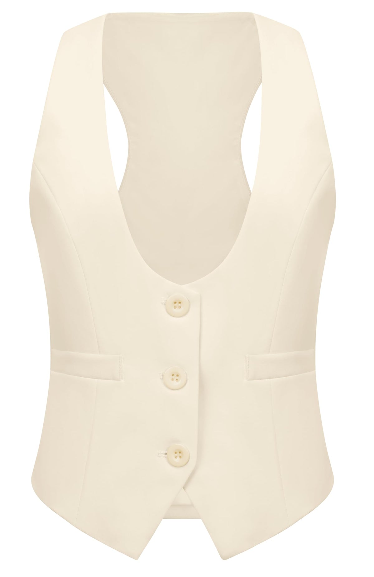 V VOCNI Suit Vest for Women Waistcoat Racerback Vest Tops