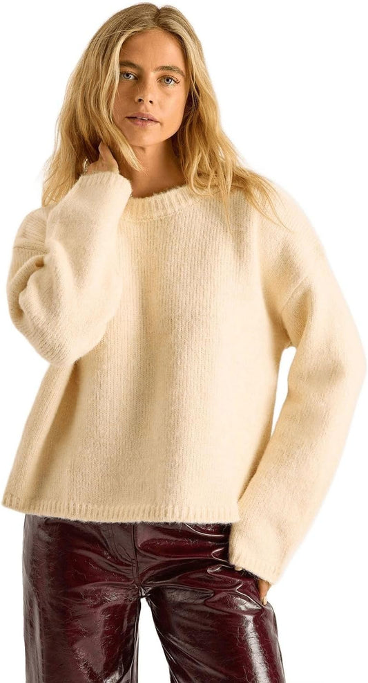 Nasty Gal Women's Oversized Crew Neck Sweater