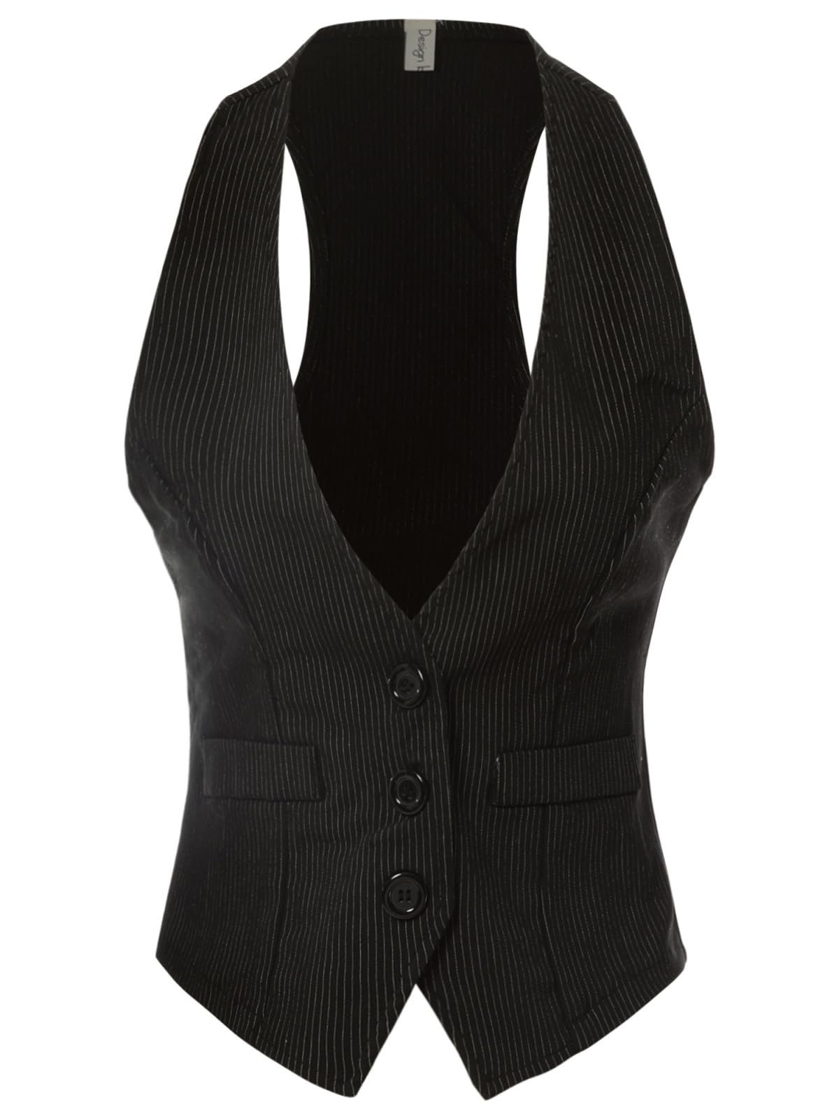 Design by Olivia Women's Racerback Tuxedo Vest