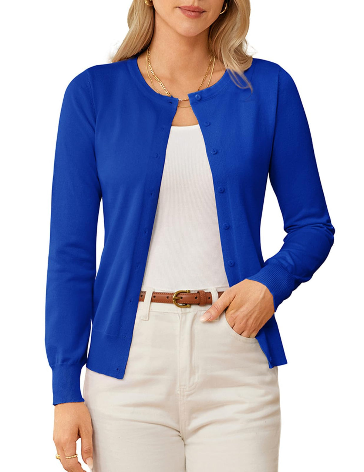 GRACE KARIN Knit Cardigan Sweaters for Women Lightweight Fall Outfits 2026