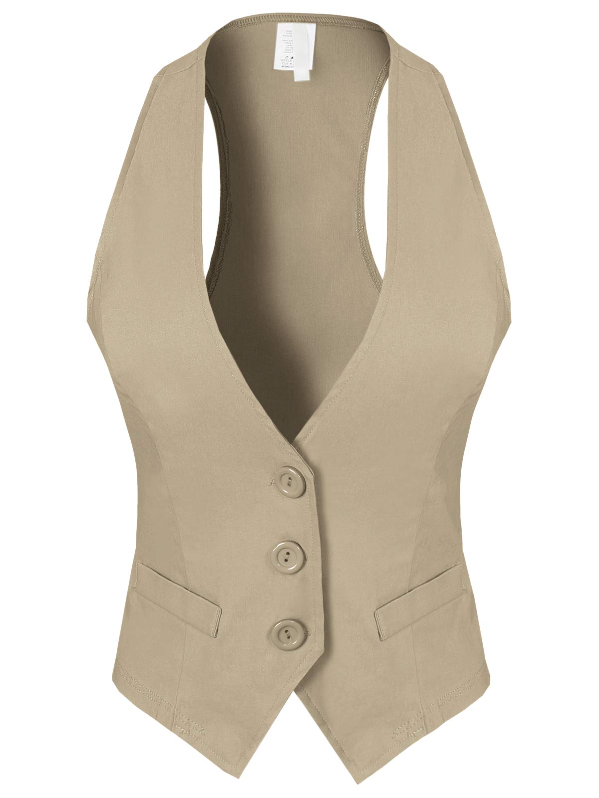 Design by Olivia Women's Racerback Tuxedo Vest