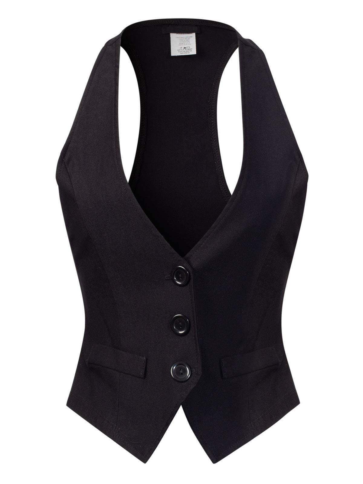 Design by Olivia Women's Racerback Tuxedo Vest
