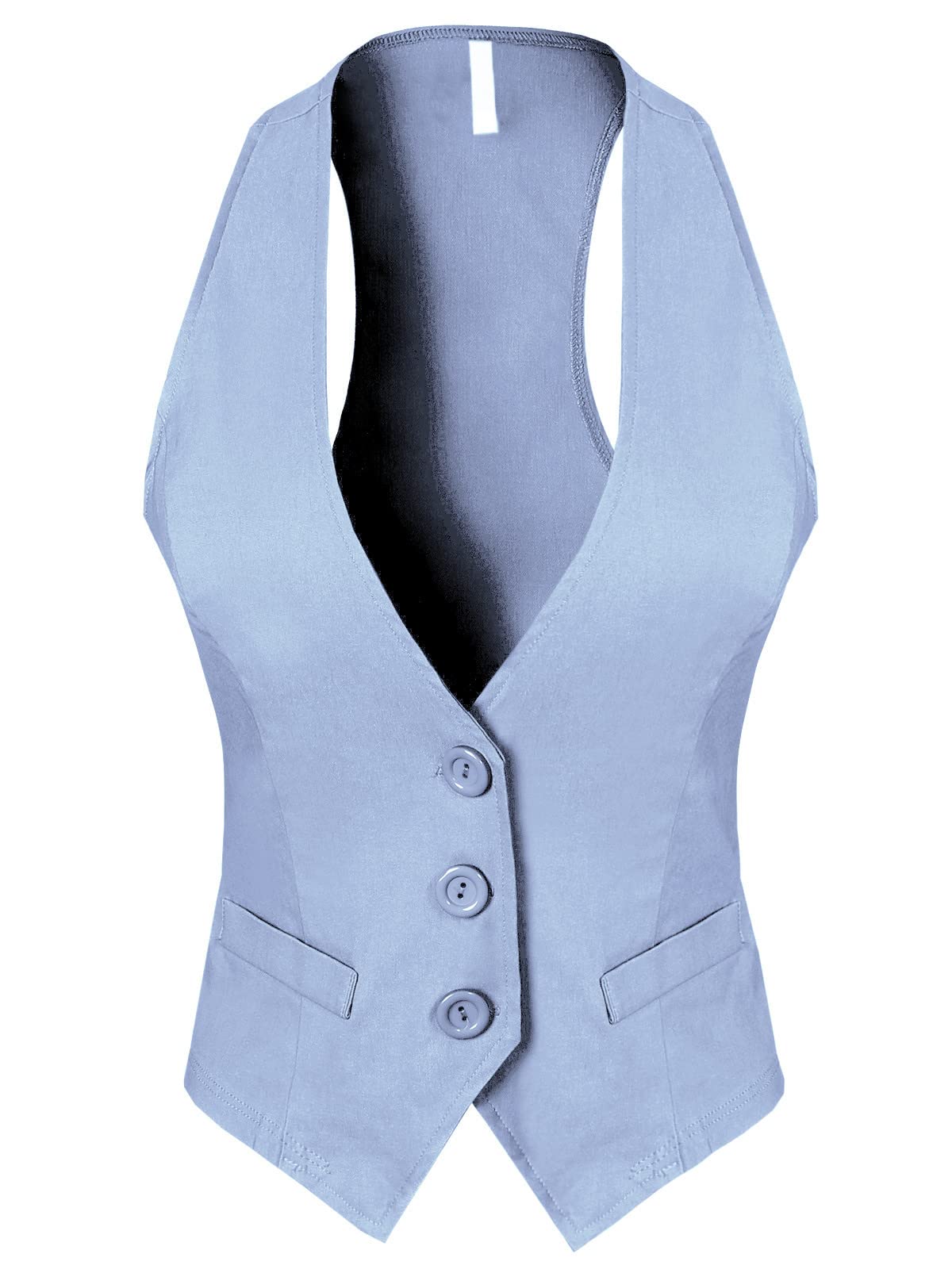 Design by Olivia Women's Racerback Tuxedo Vest