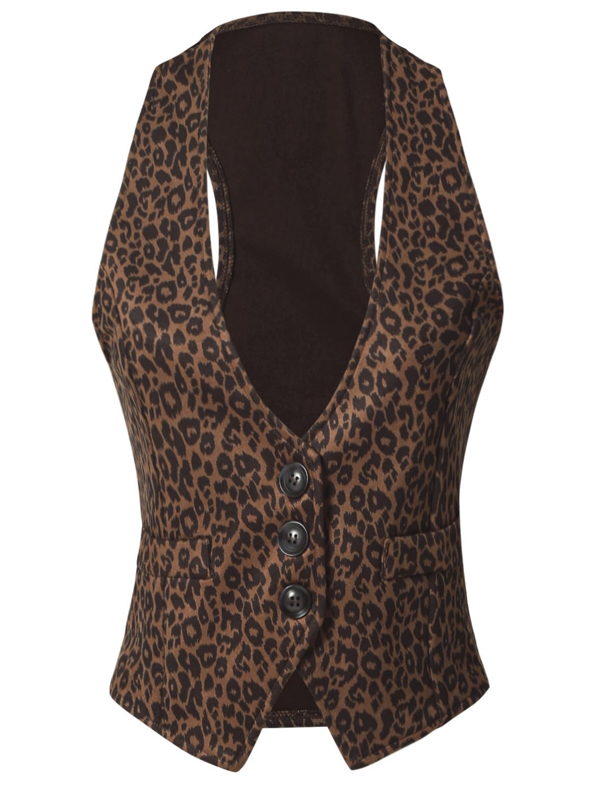 Design by Olivia Women's Racerback Tuxedo Vest