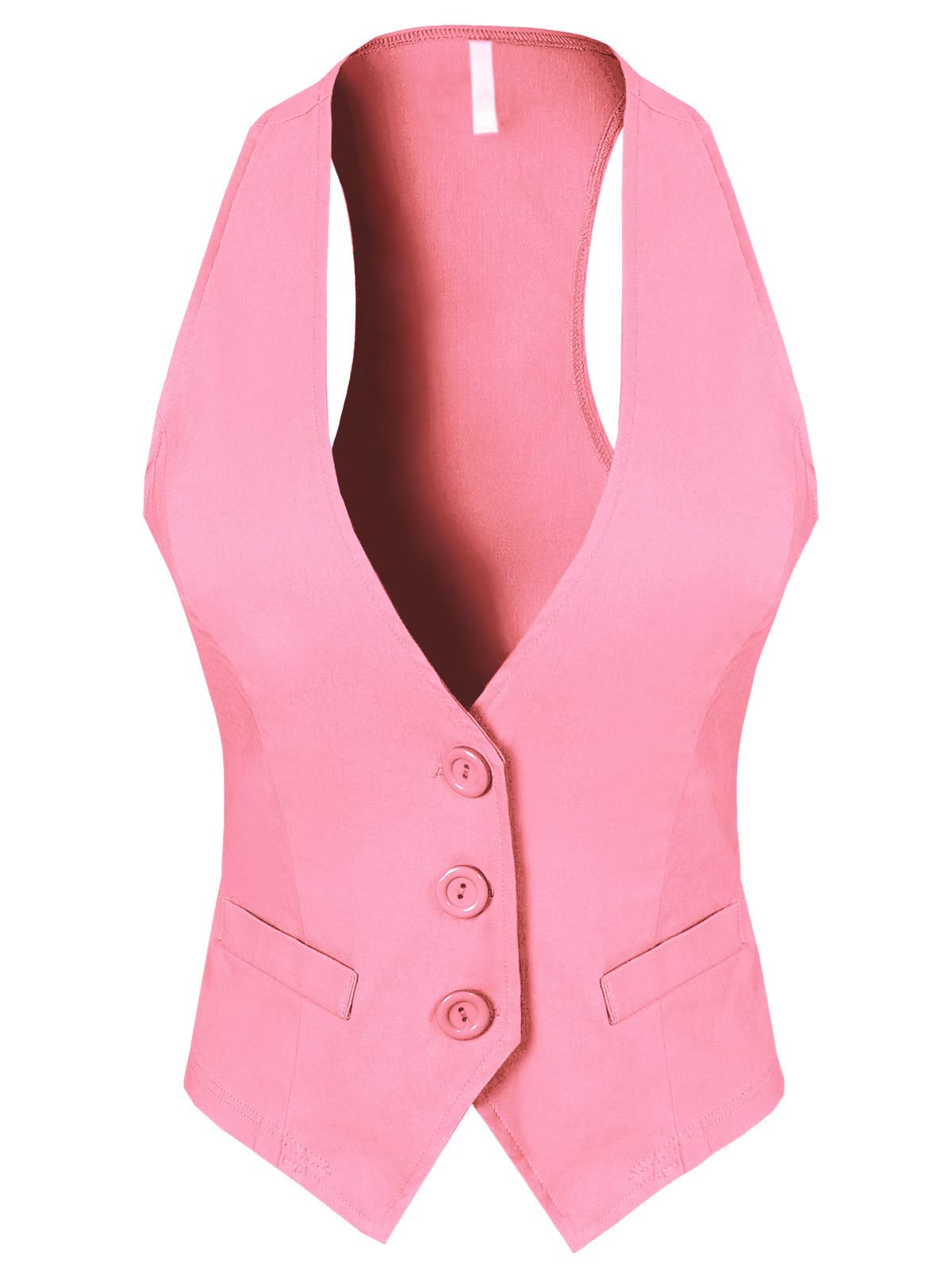 Design by Olivia Women's Racerback Tuxedo Vest