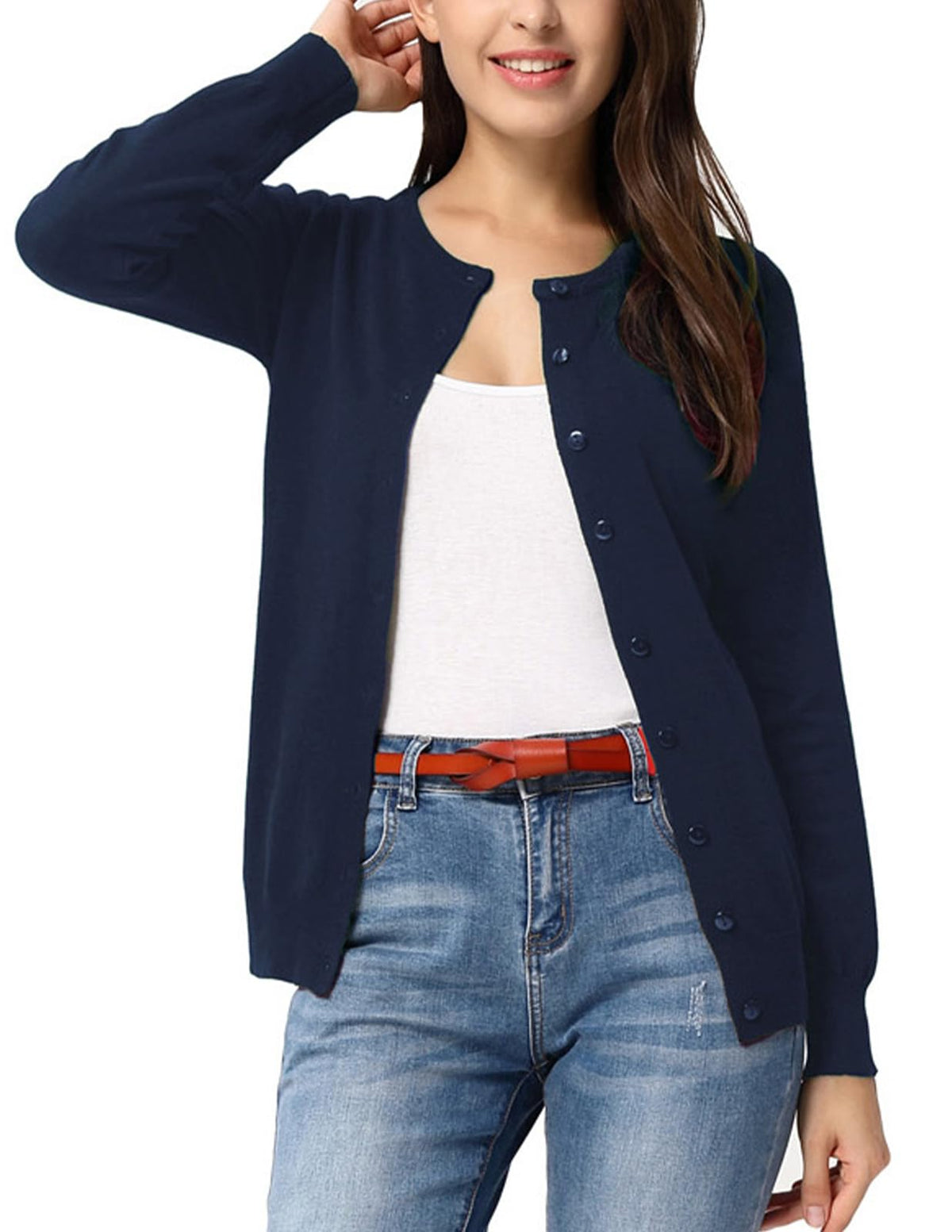 GRACE KARIN Knit Cardigan Sweaters for Women Lightweight Fall Outfits 2026