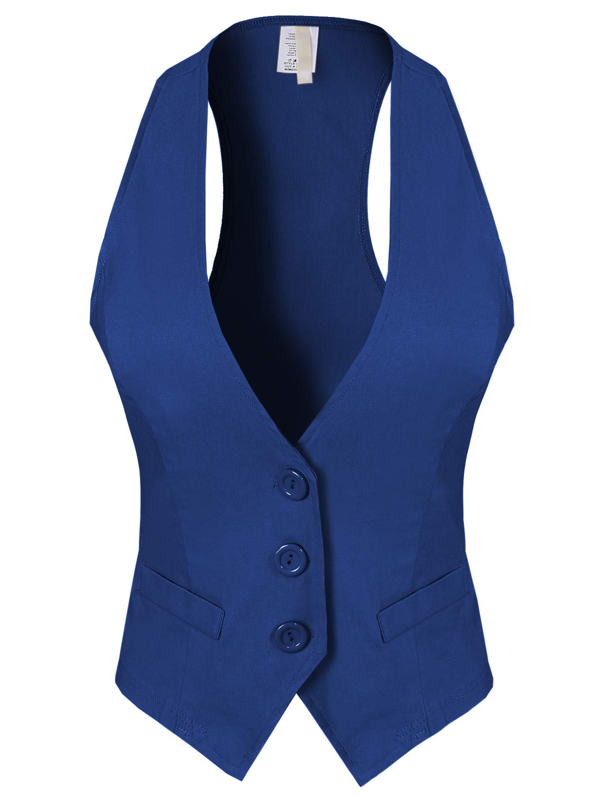 Design by Olivia Women's Racerback Tuxedo Vest