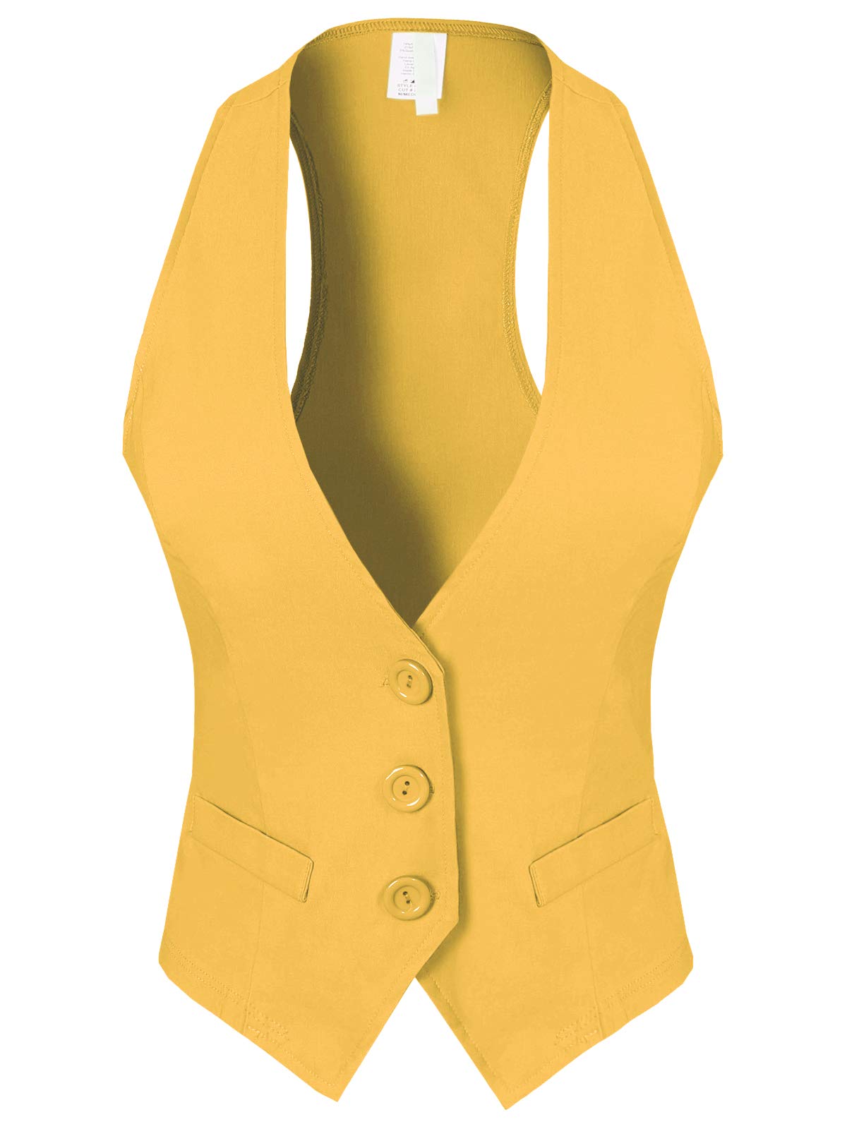Design by Olivia Women's Racerback Tuxedo Vest