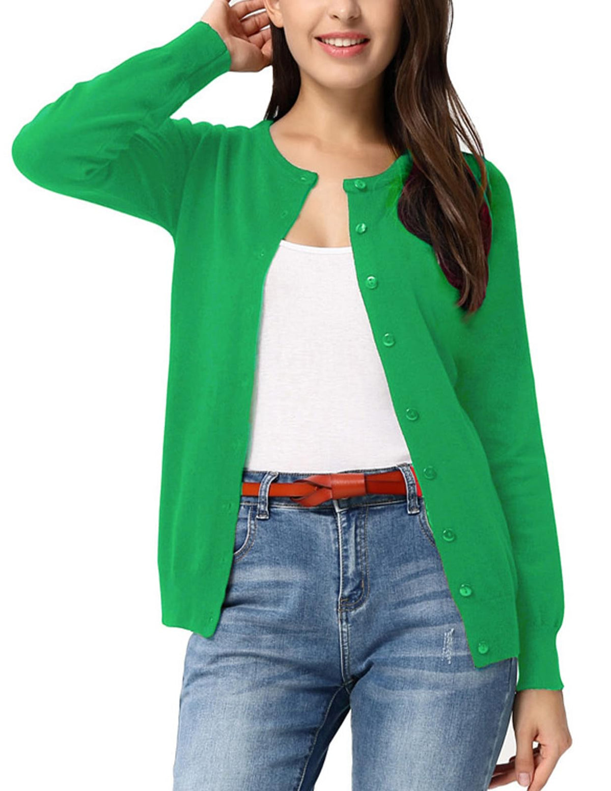 GRACE KARIN Knit Cardigan Sweaters for Women Lightweight Fall Outfits 2026
