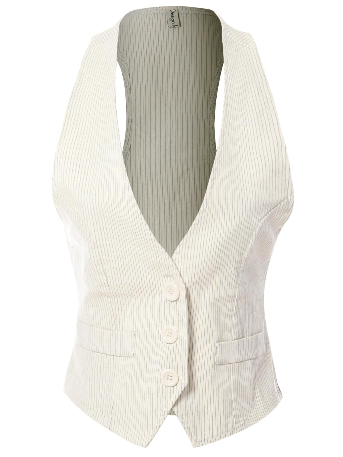 Design by Olivia Women's Racerback Tuxedo Vest