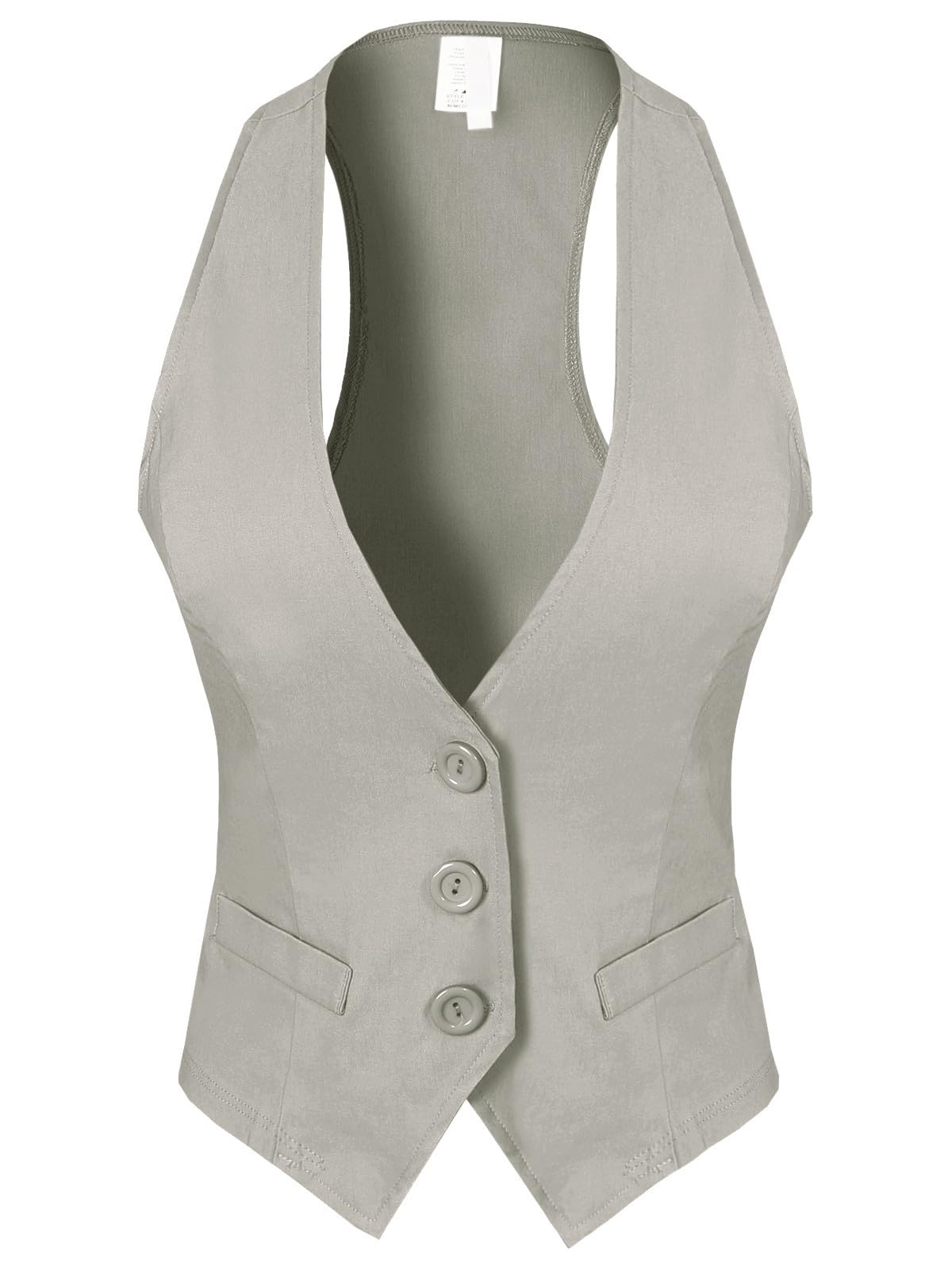 Design by Olivia Women's Racerback Tuxedo Vest