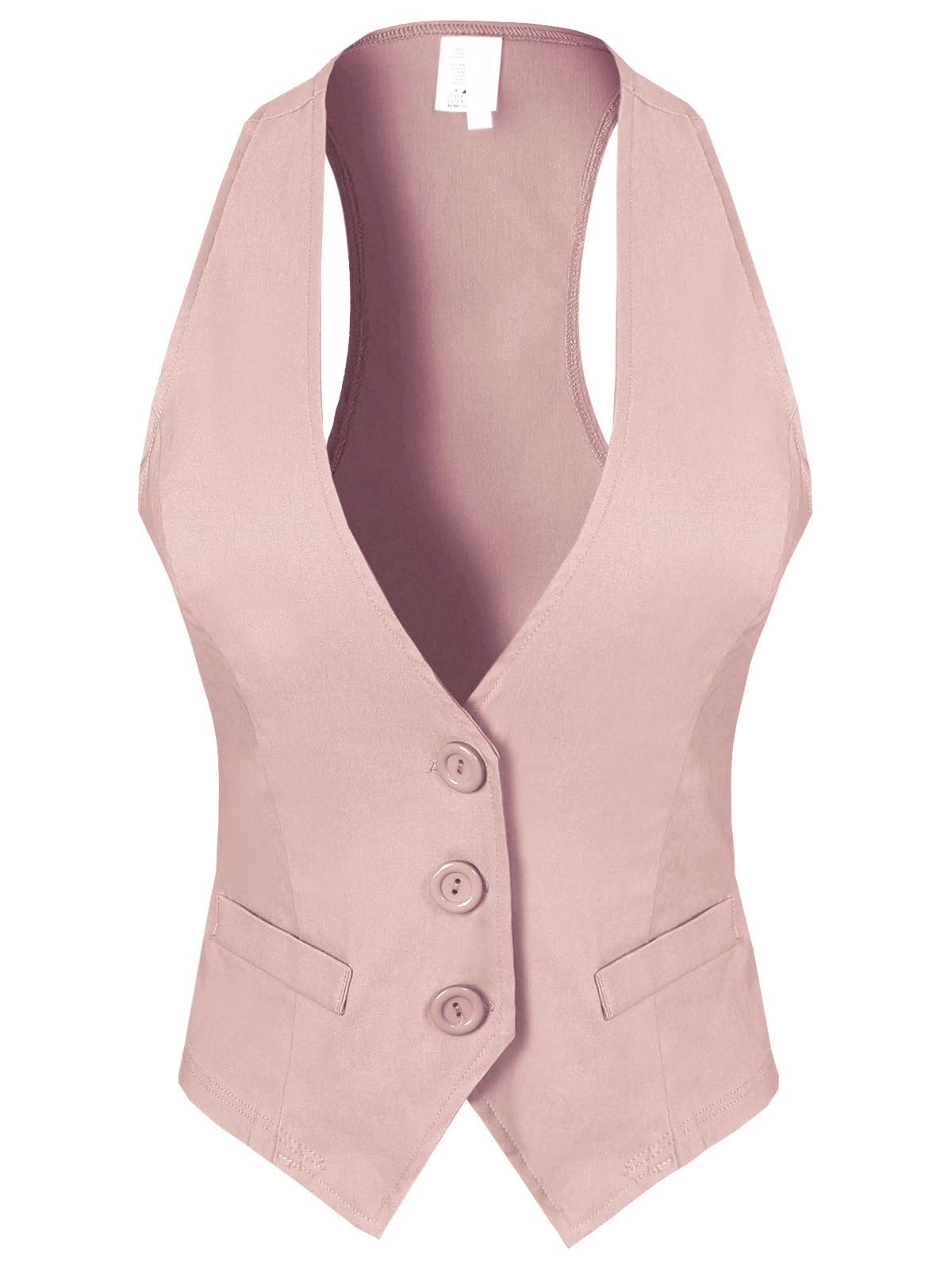Design by Olivia Women's Racerback Tuxedo Vest