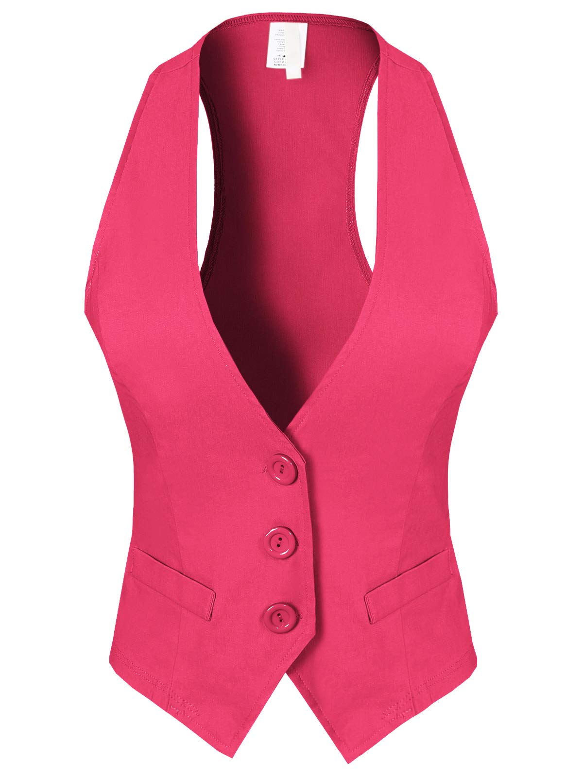 Design by Olivia Women's Racerback Tuxedo Vest