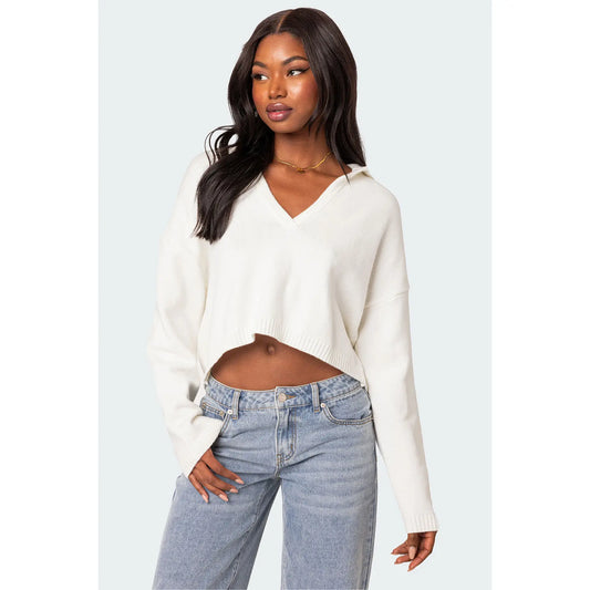Marcie Oversize Cropped Sweater