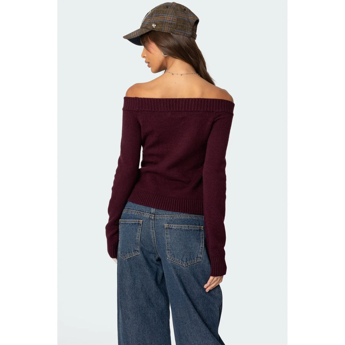 Elona Off Shoulder Knit Top