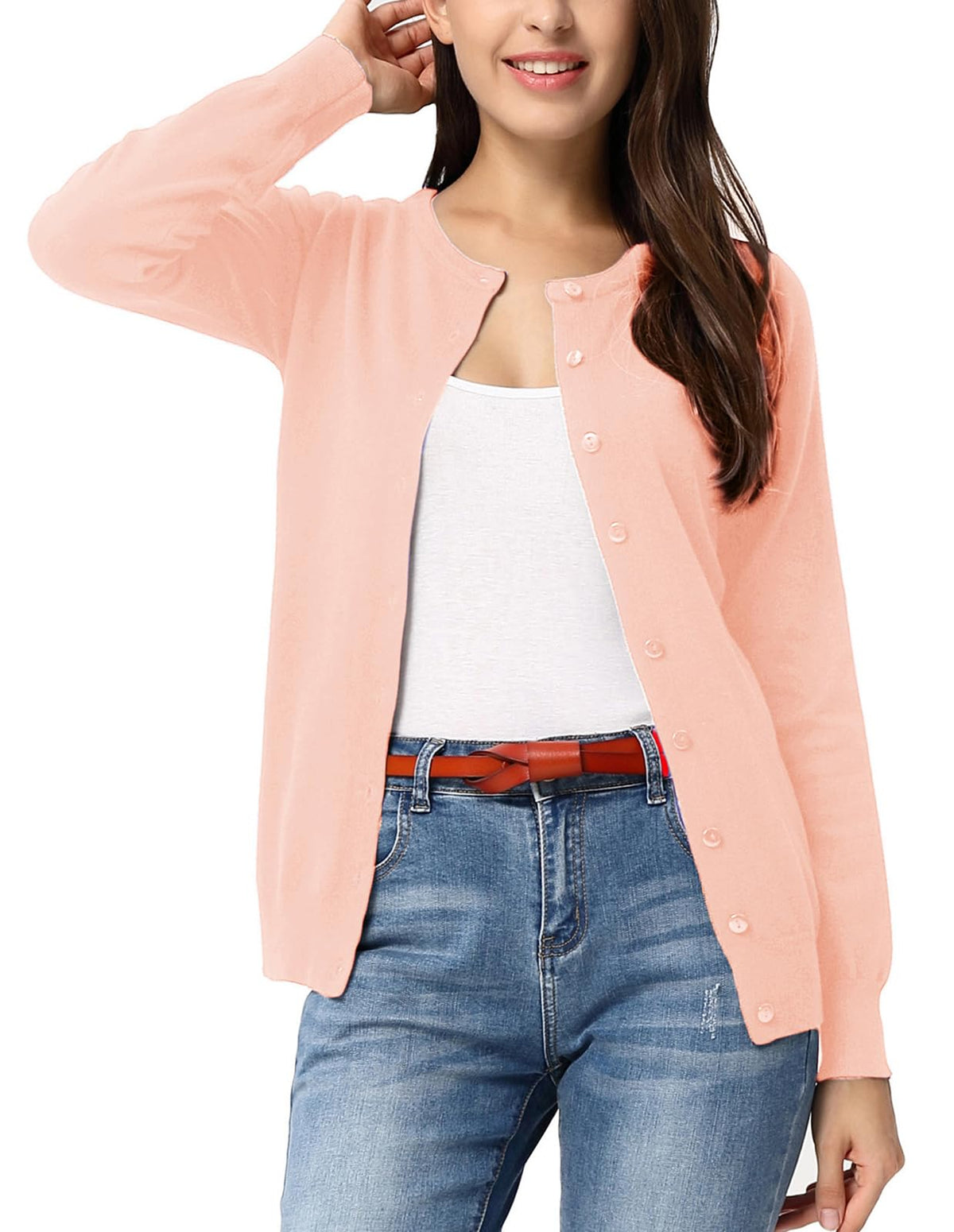 GRACE KARIN Knit Cardigan Sweaters for Women Lightweight Fall Outfits 2026