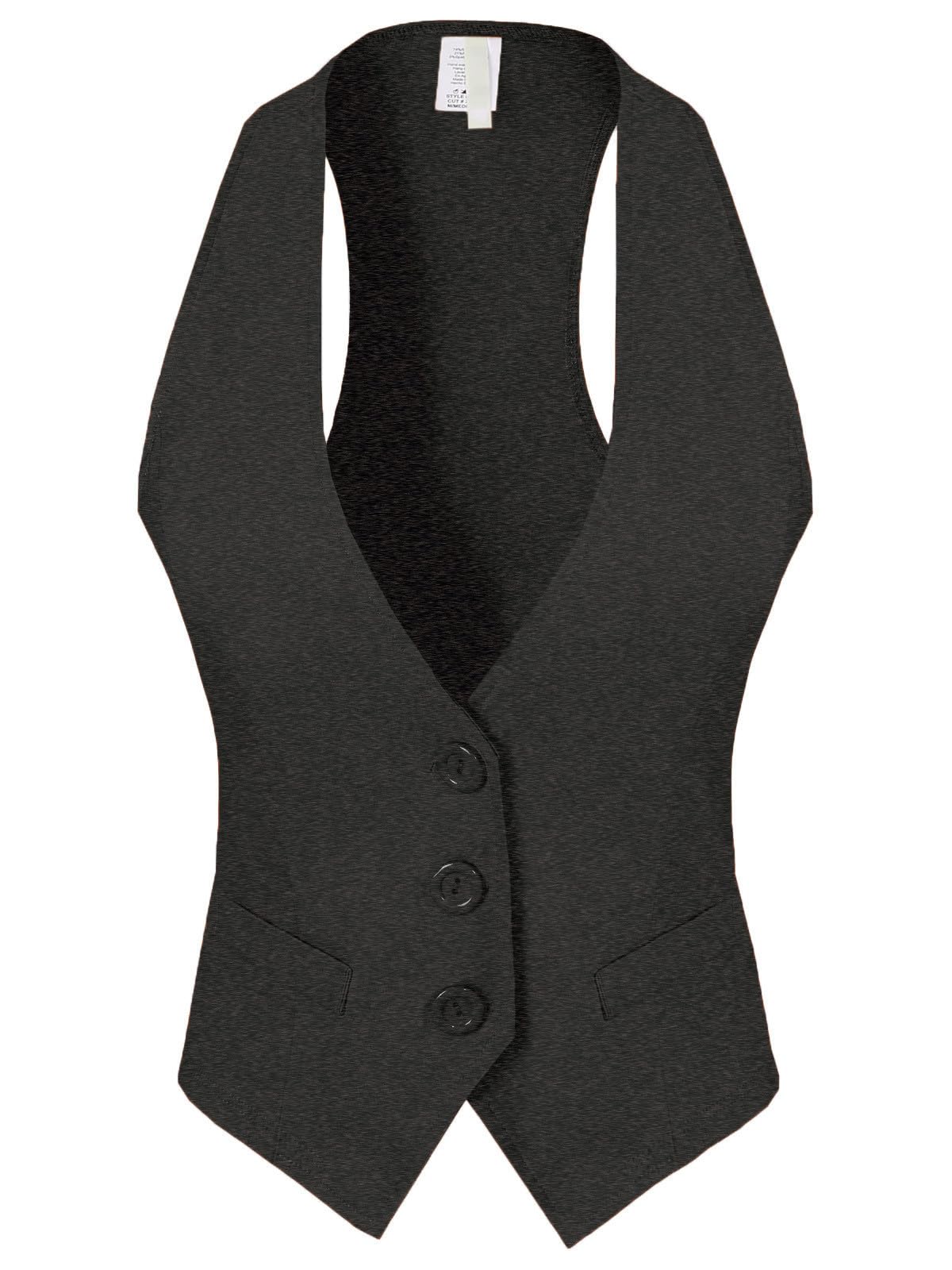 Design by Olivia Women's Racerback Tuxedo Vest