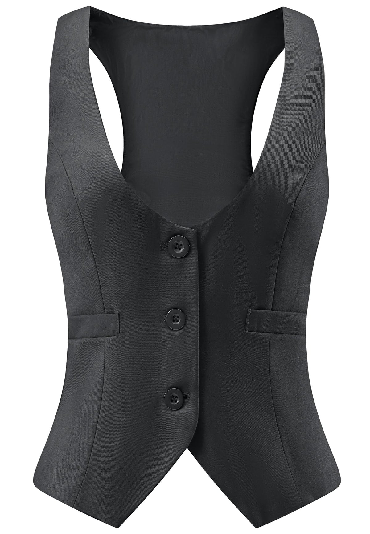 V VOCNI Suit Vest for Women Waistcoat Racerback Vest Tops