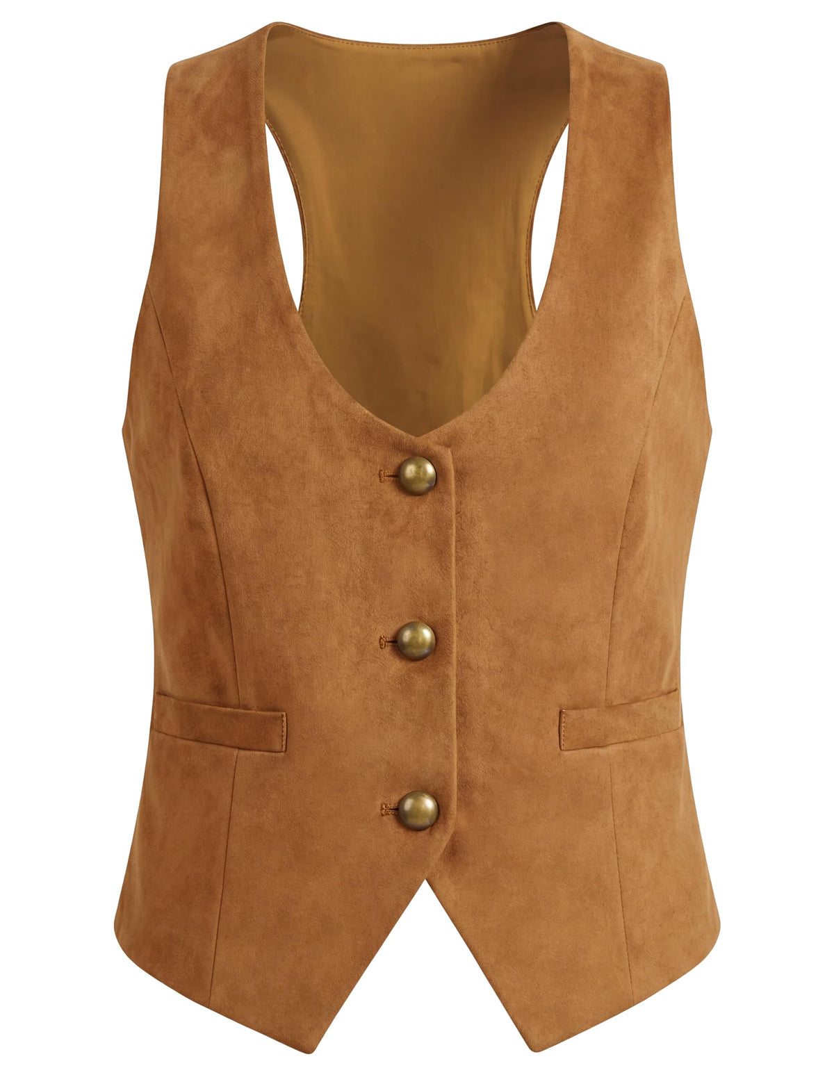 V VOCNI Suit Vest for Women Waistcoat Racerback Vest Tops