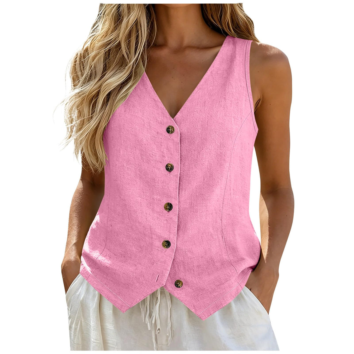 Vest Tops for Women Cotton Linen Summer Womens Vests Top Lightweight
