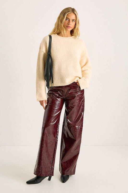 Nasty Gal Women's Oversized Crew Neck Sweater