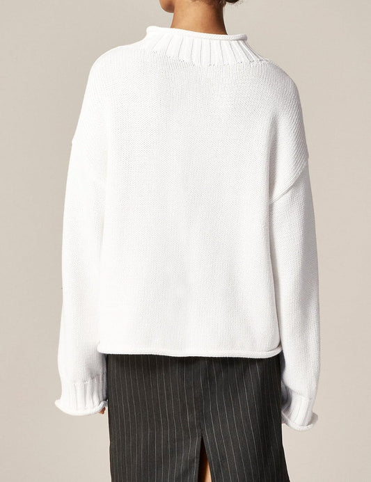 Yimoon Womens Rollneck Sweater Oversized Cotton Sweater 2026
