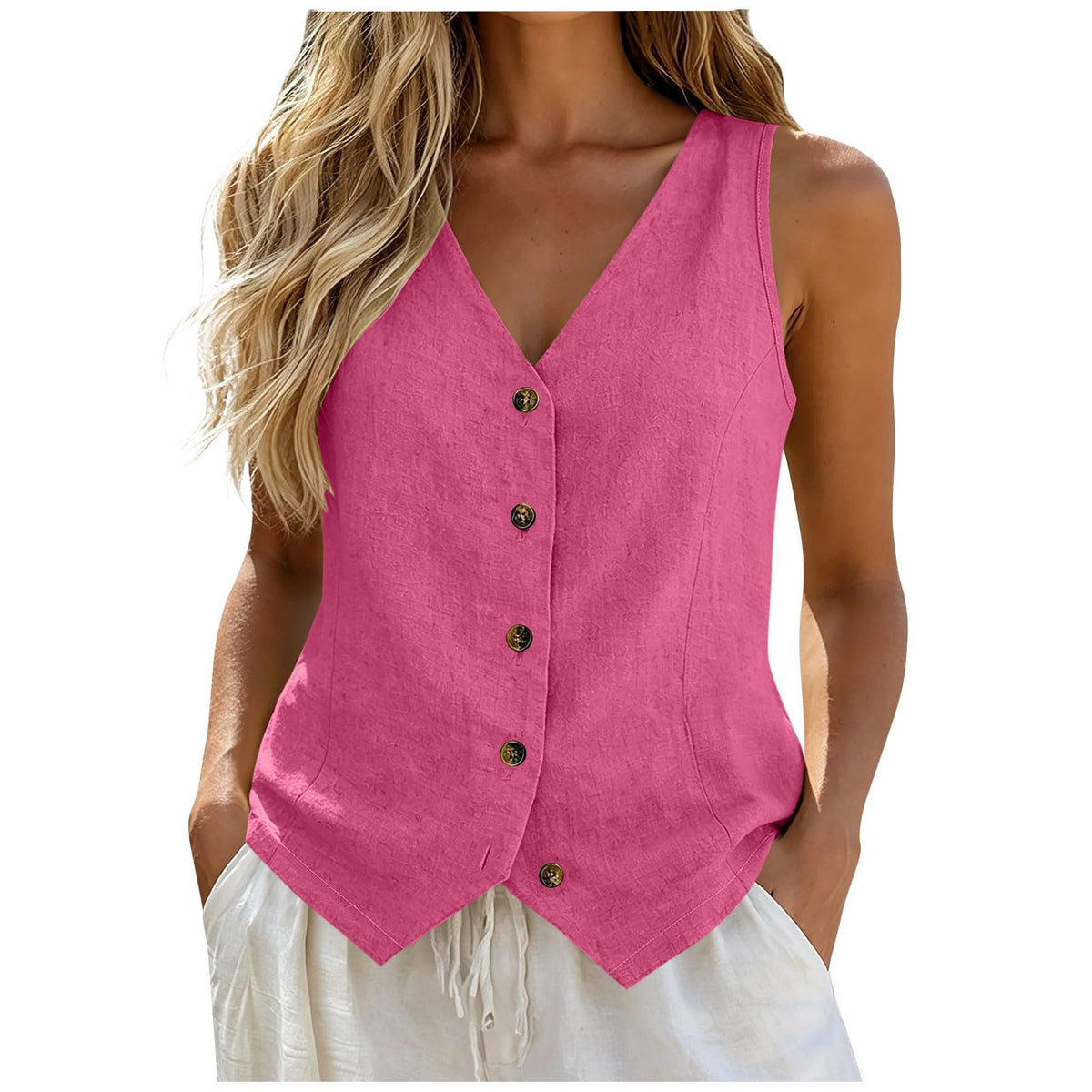 Vest Tops for Women Cotton Linen Summer Womens Vests Top Lightweight