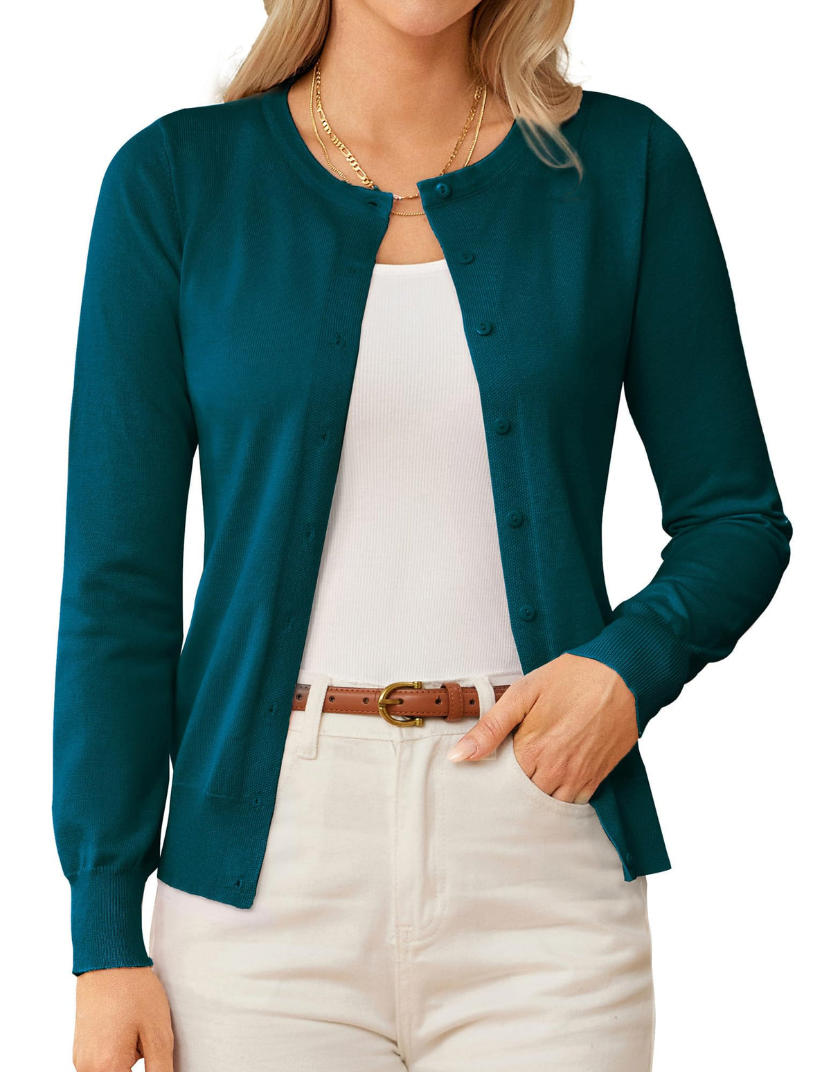 GRACE KARIN Knit Cardigan Sweaters for Women Lightweight Fall Outfits 2026