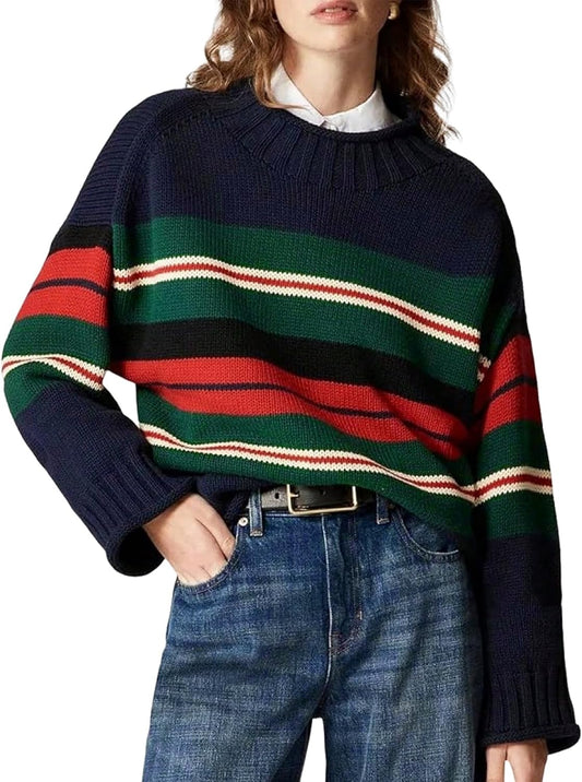 Yimoon Womens Rollneck Sweater Oversized Cotton Sweater 2026