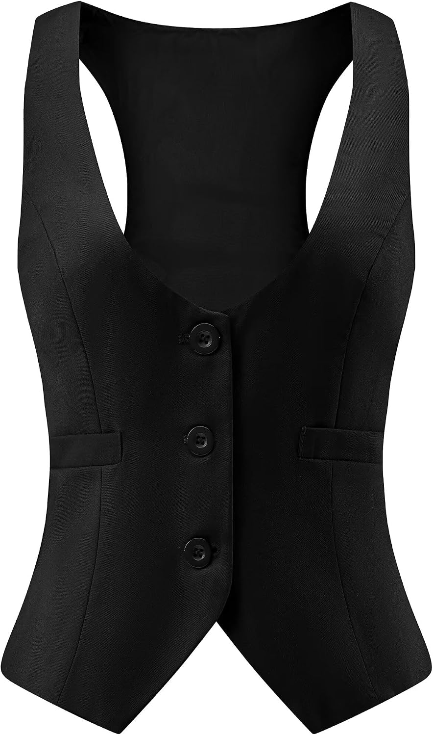 V VOCNI Suit Vest for Women Waistcoat Racerback Vest Tops