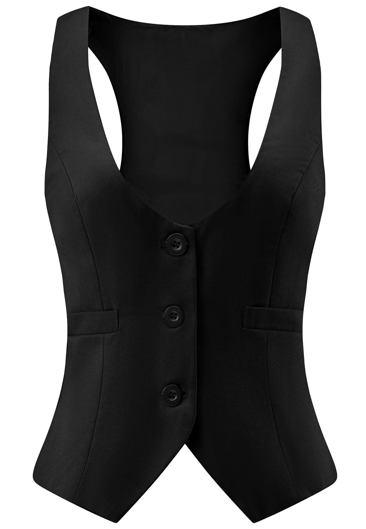 V VOCNI Suit Vest for Women Waistcoat Racerback Vest Tops