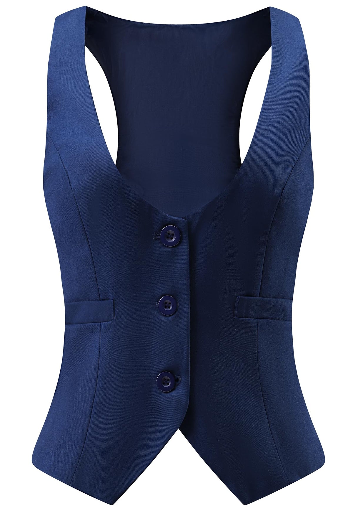 V VOCNI Suit Vest for Women Waistcoat Racerback Vest Tops