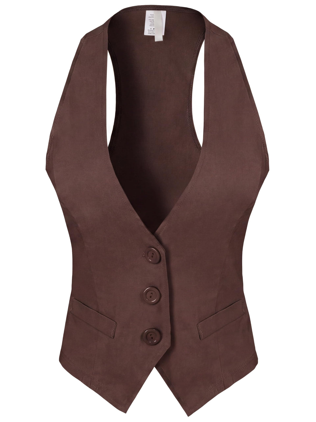 Design by Olivia Women's Racerback Tuxedo Vest