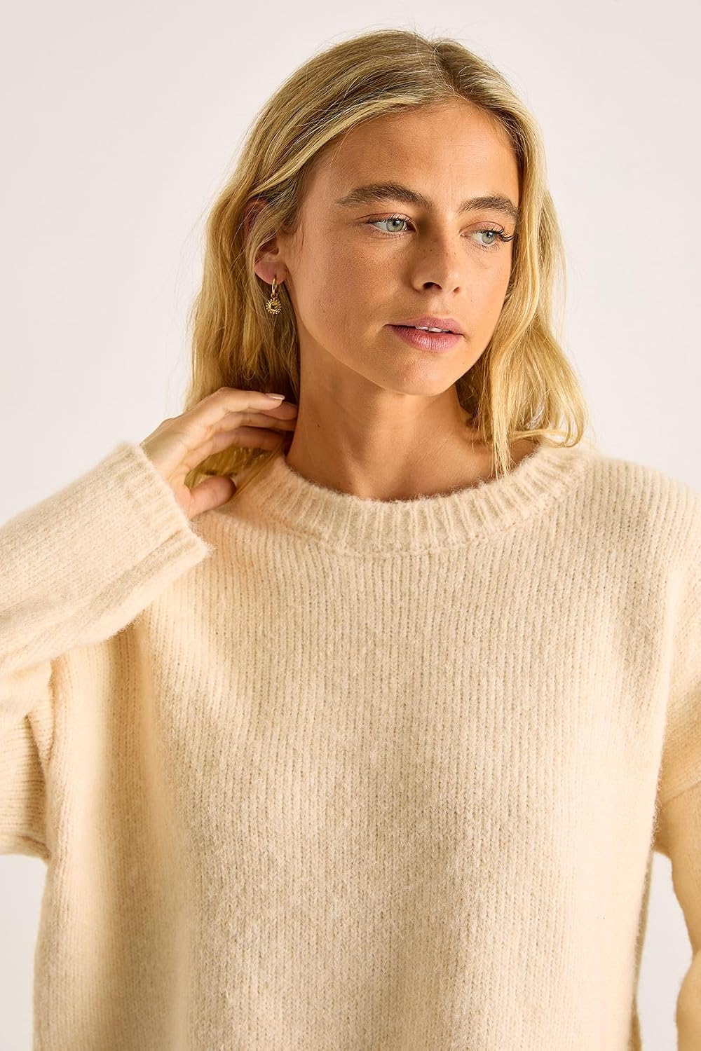 Nasty Gal Women's Oversized Crew Neck Sweater