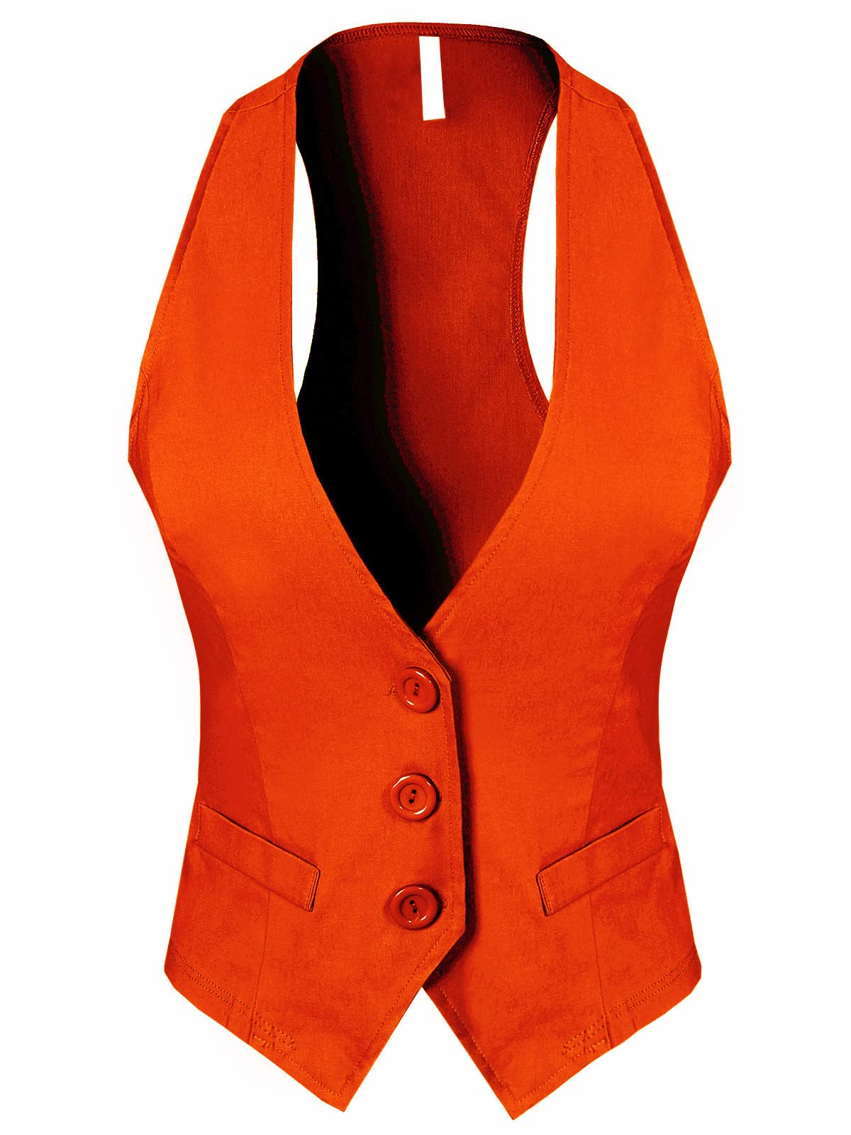 Design by Olivia Women's Racerback Tuxedo Vest