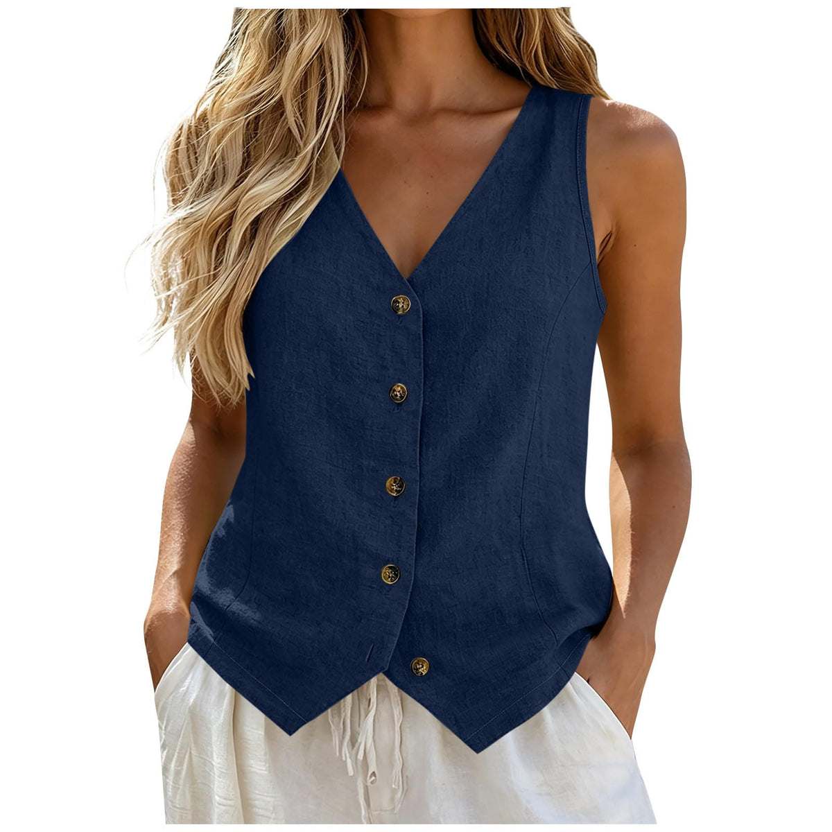 Vest Tops for Women Cotton Linen Summer Womens Vests Top Lightweight