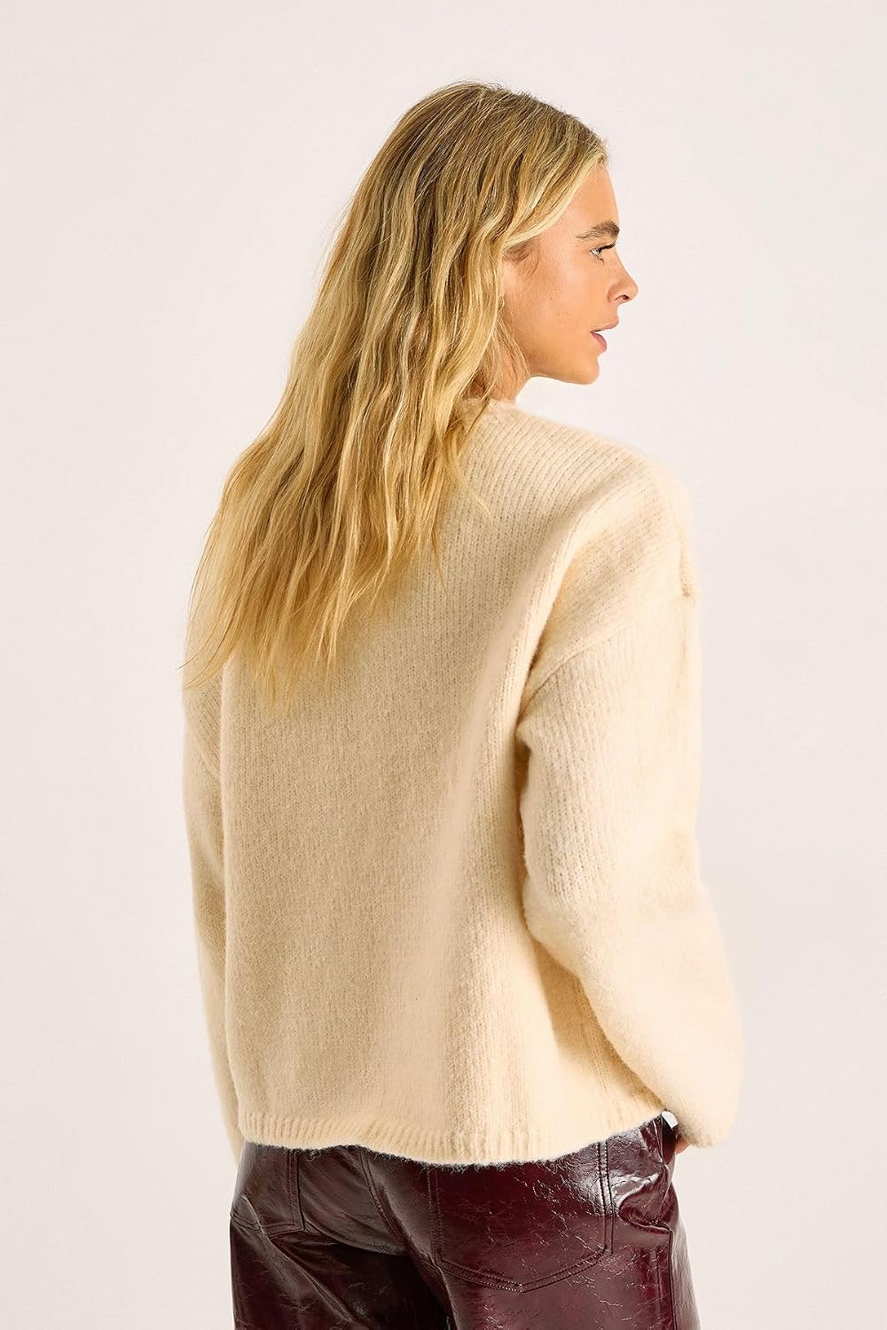 Nasty Gal Women's Oversized Crew Neck Sweater