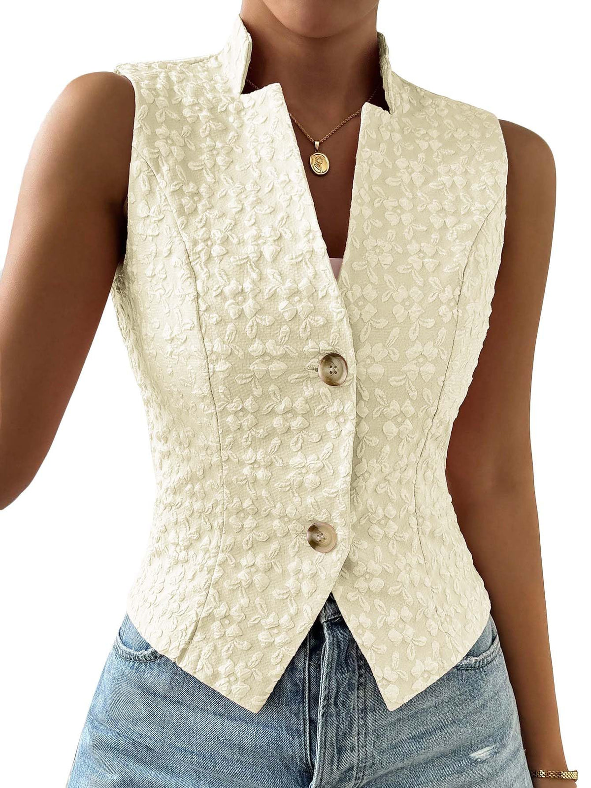 Mina Self Women's Sleeveless Sweater Vest,Knit Stretchy Dressy Casual Top