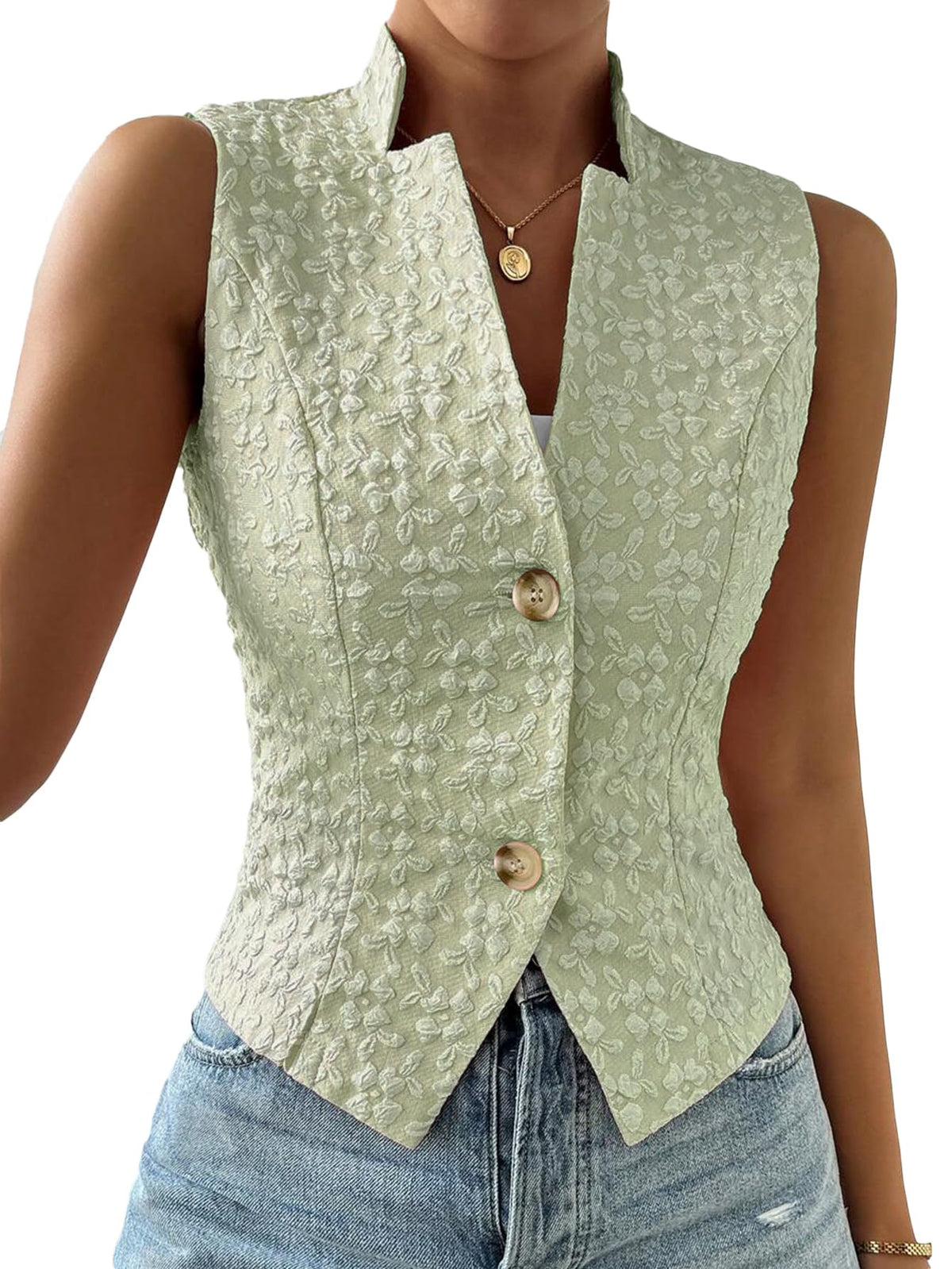 Mina Self Women's Sleeveless Sweater Vest,Knit Stretchy Dressy Casual Top
