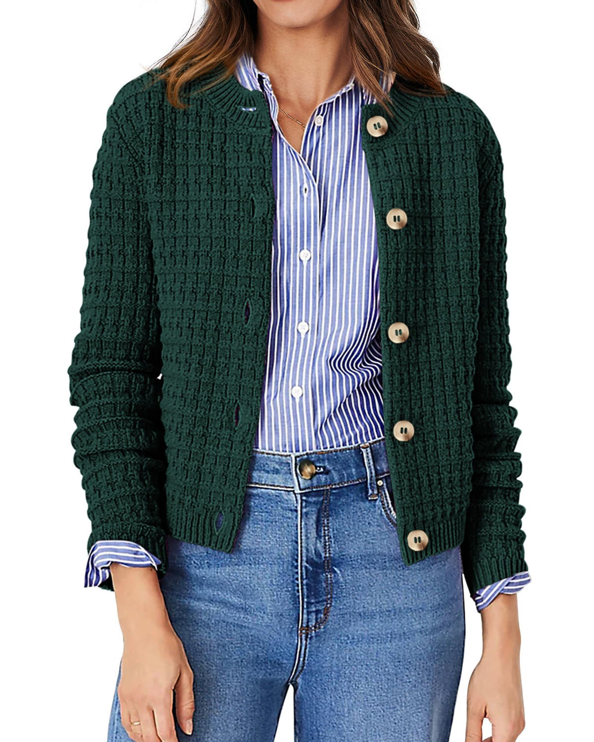 PRETTYGARDEN Women's Fall Lightweight Cardigan Sweaters