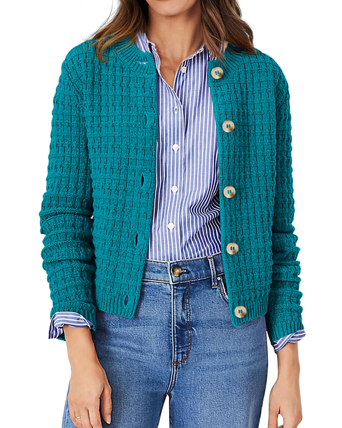 PRETTYGARDEN Women's Fall Lightweight Cardigan Sweaters