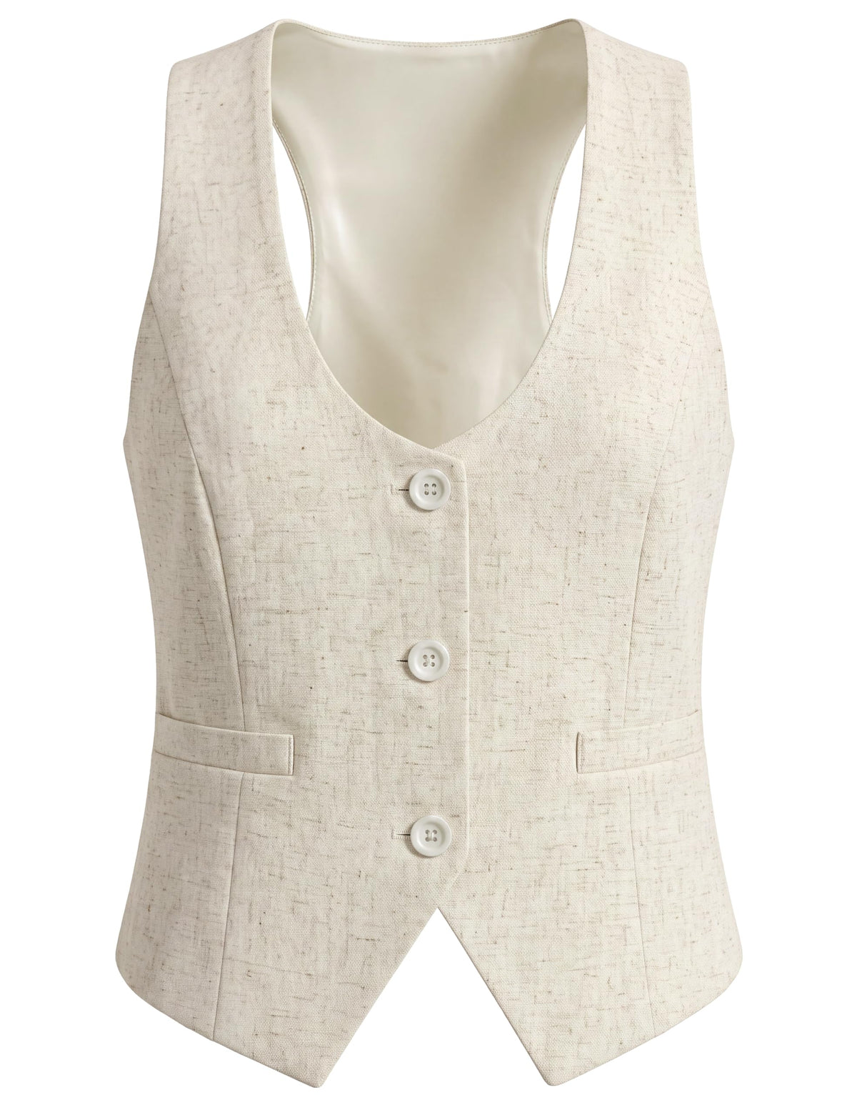V VOCNI Suit Vest for Women Waistcoat Racerback Vest Tops
