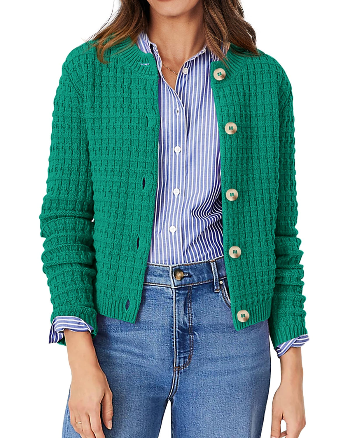 PRETTYGARDEN Women's Fall Lightweight Cardigan Sweaters