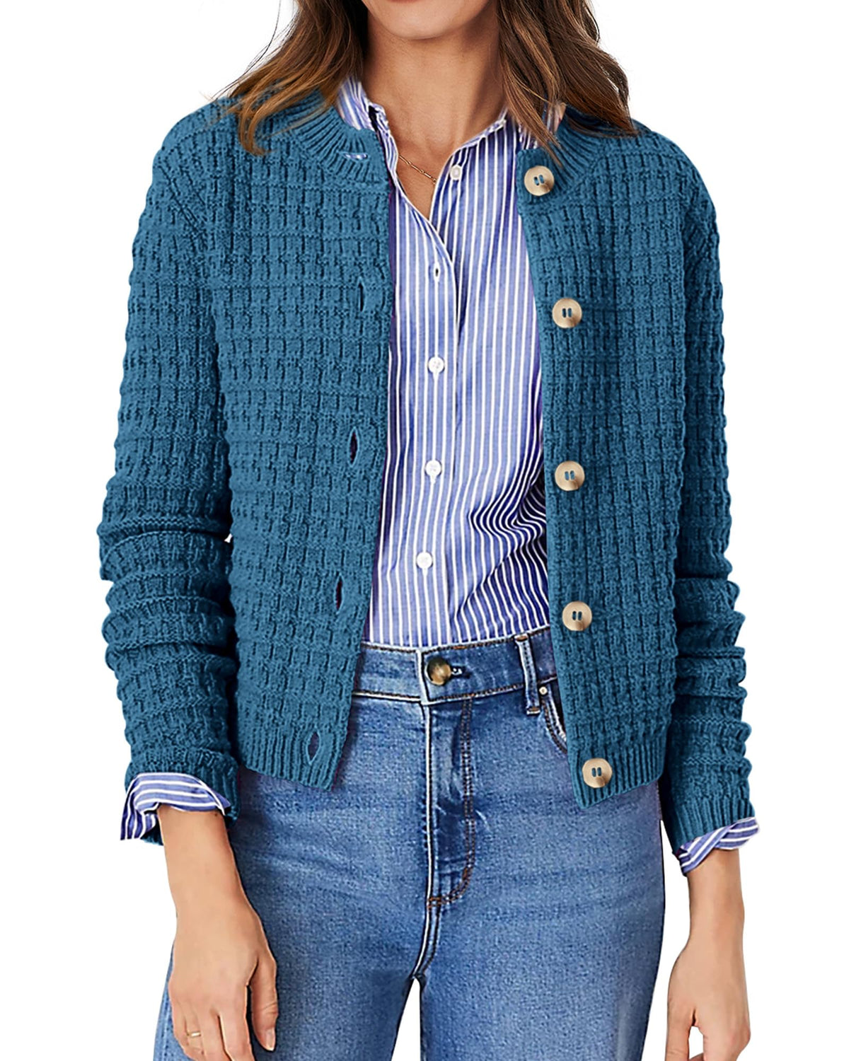 PRETTYGARDEN Women's Fall Lightweight Cardigan Sweaters