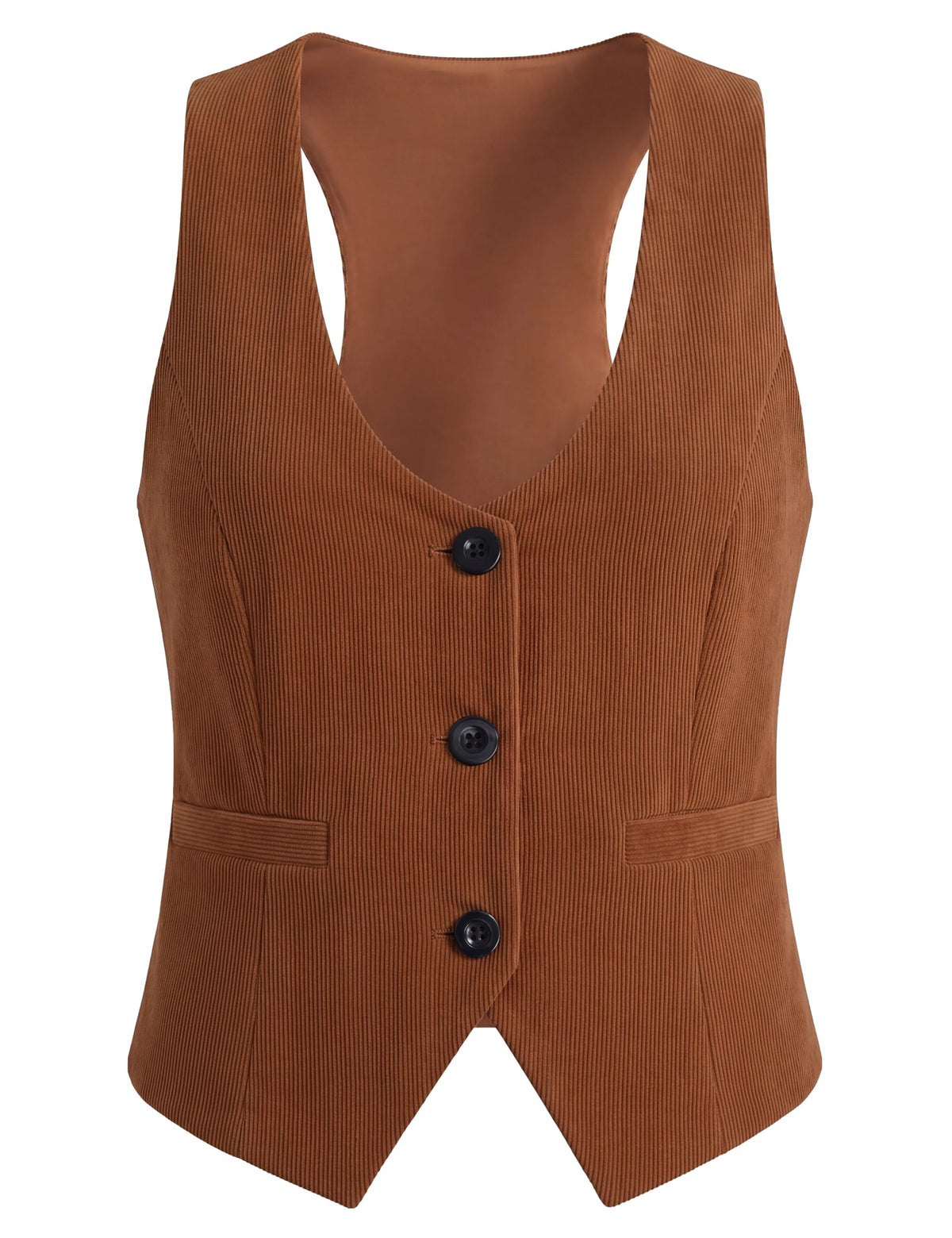 V VOCNI Suit Vest for Women Waistcoat Racerback Vest Tops