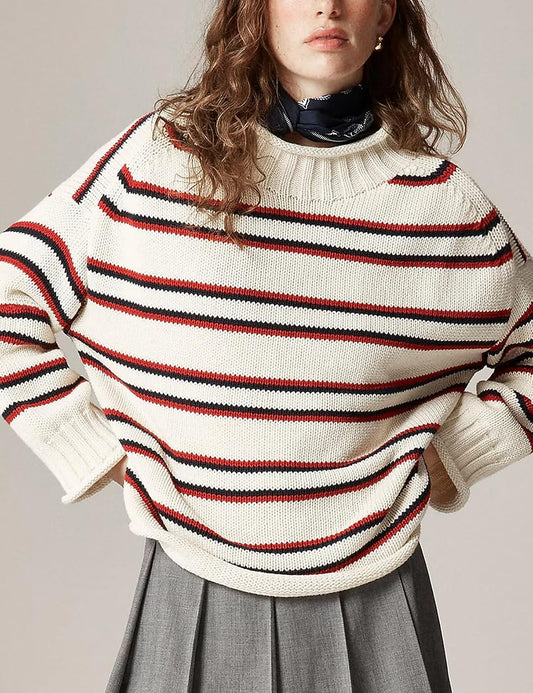 Wyeysyt Womens Oversized Rollneck Sweater Chunky Sweater