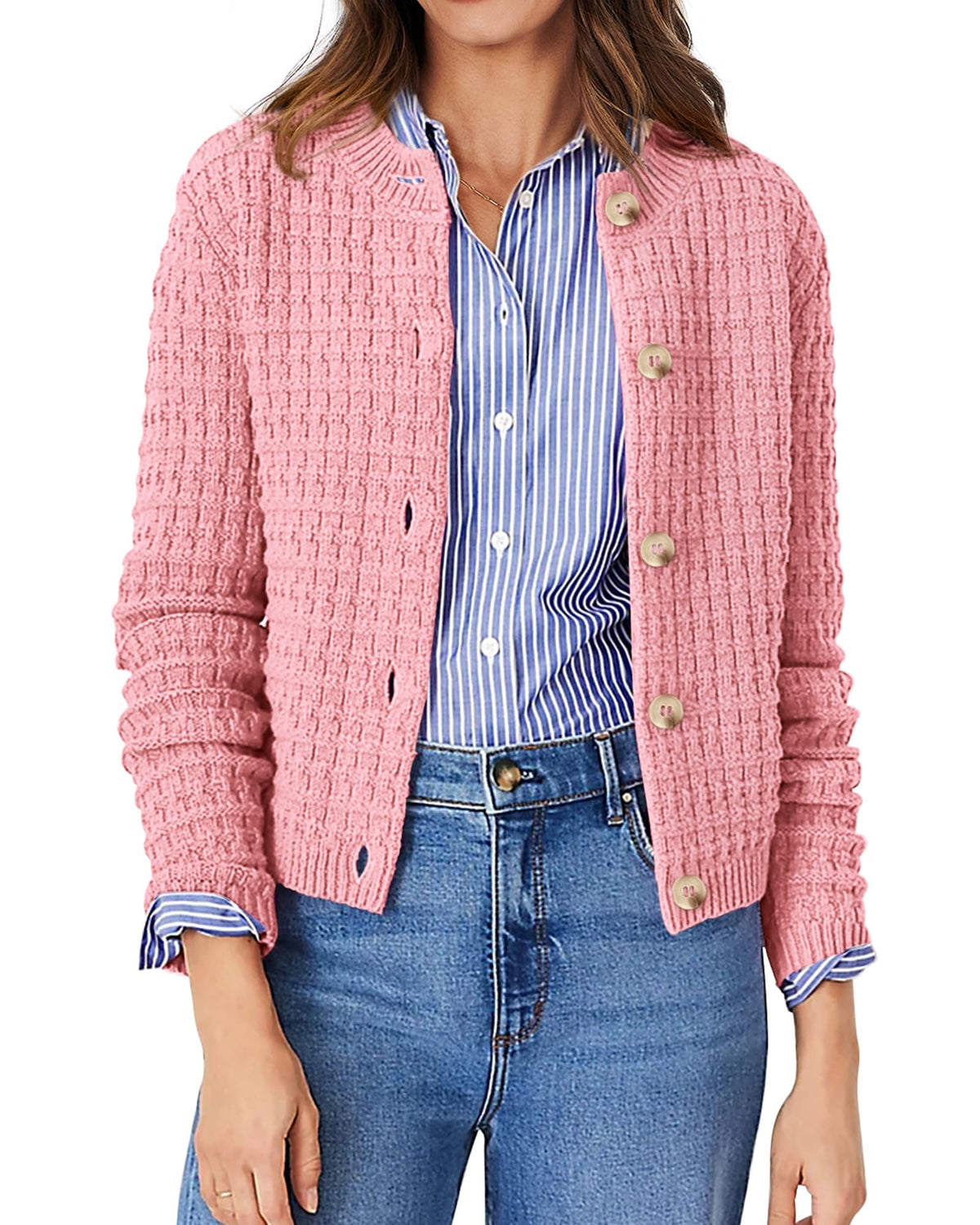 PRETTYGARDEN Women's Fall Lightweight Cardigan Sweaters