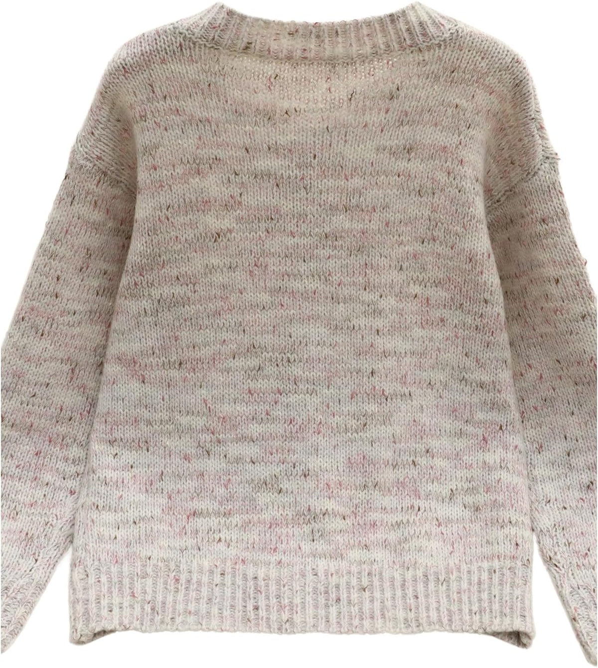 WDIRARA Women's Button Down Cardigan Sweaters Crewneck Long Sleeve Knit Outerwear Casual Knitwear